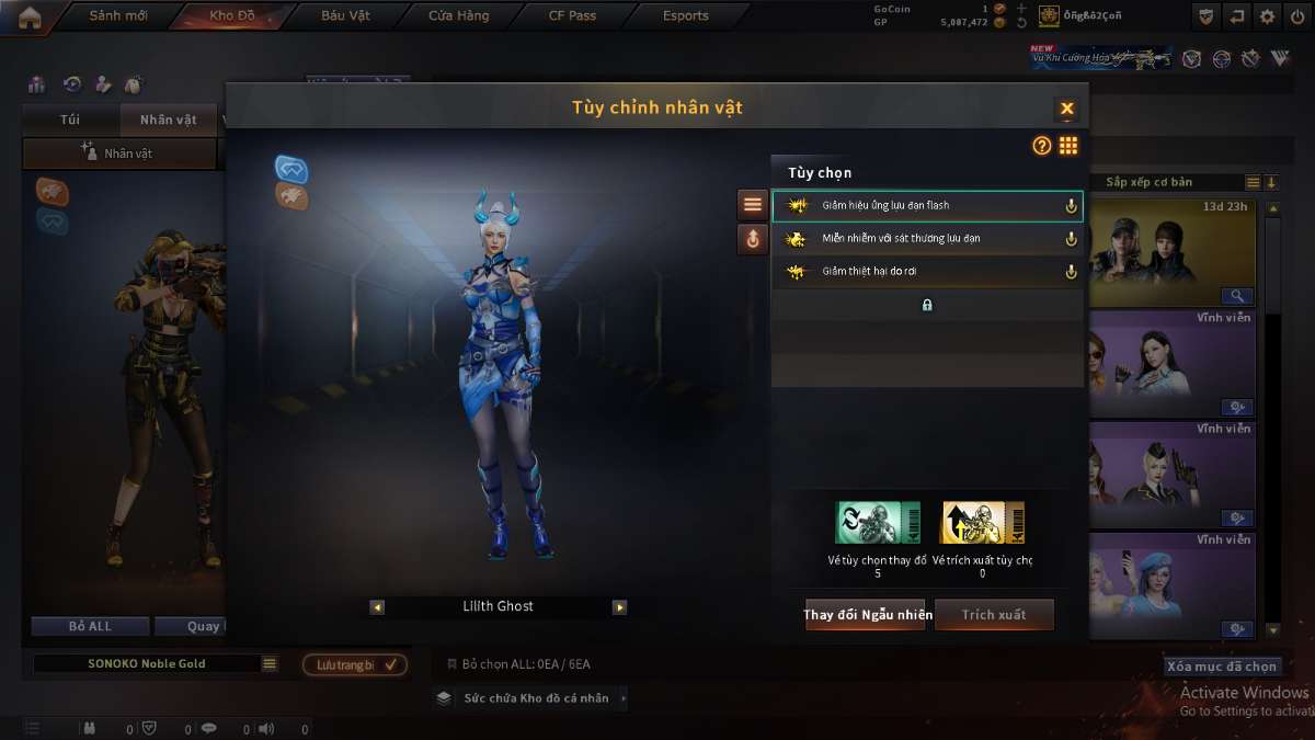shop acc cf uy tin gia re